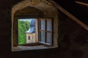 Blick aus dem Schlossfenster