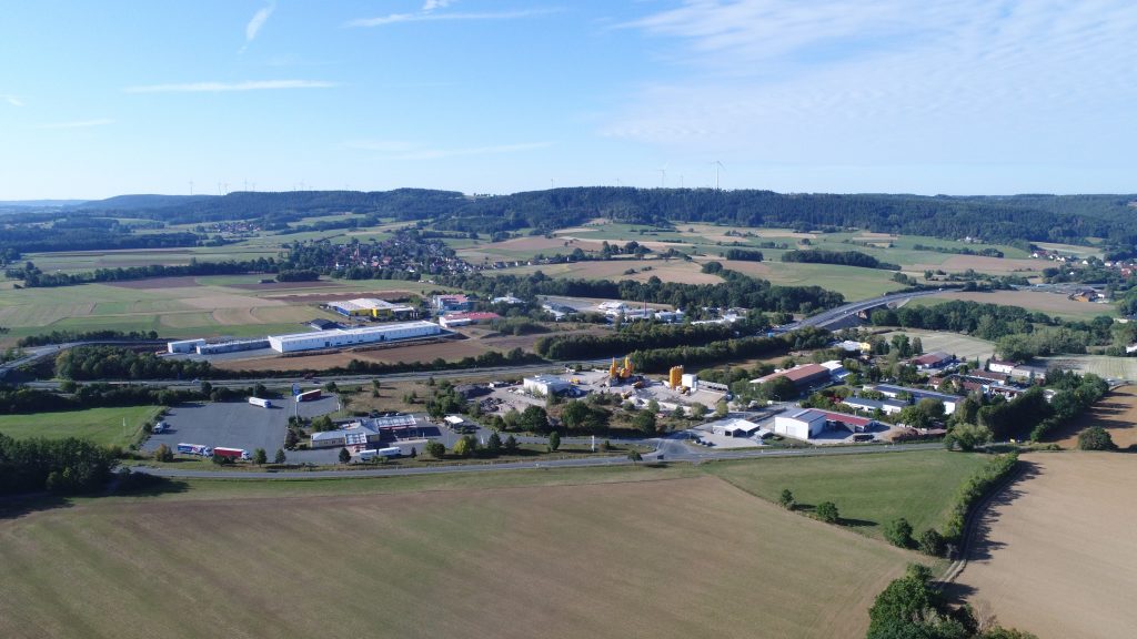 Industriegebiet Thurnau aus der Vogelperspektive