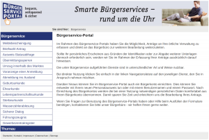 Bürgerserviceportal