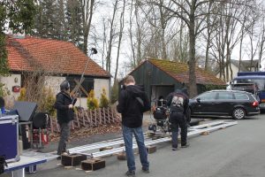 Franken-Tatort, Impressionen vom Set