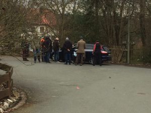 Franken-Tatort, Impressionen vom Set