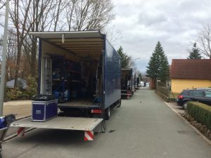 Franken-Tatort, Impressionen vom Set