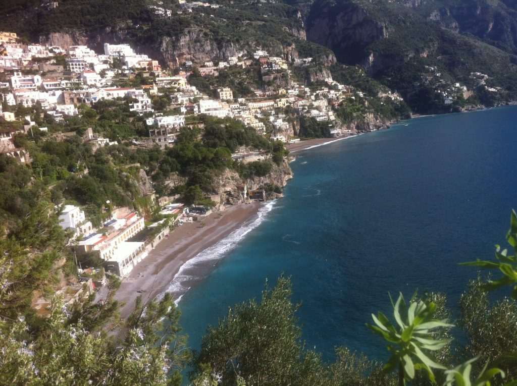 Positano an der italienischen Amalfiküste