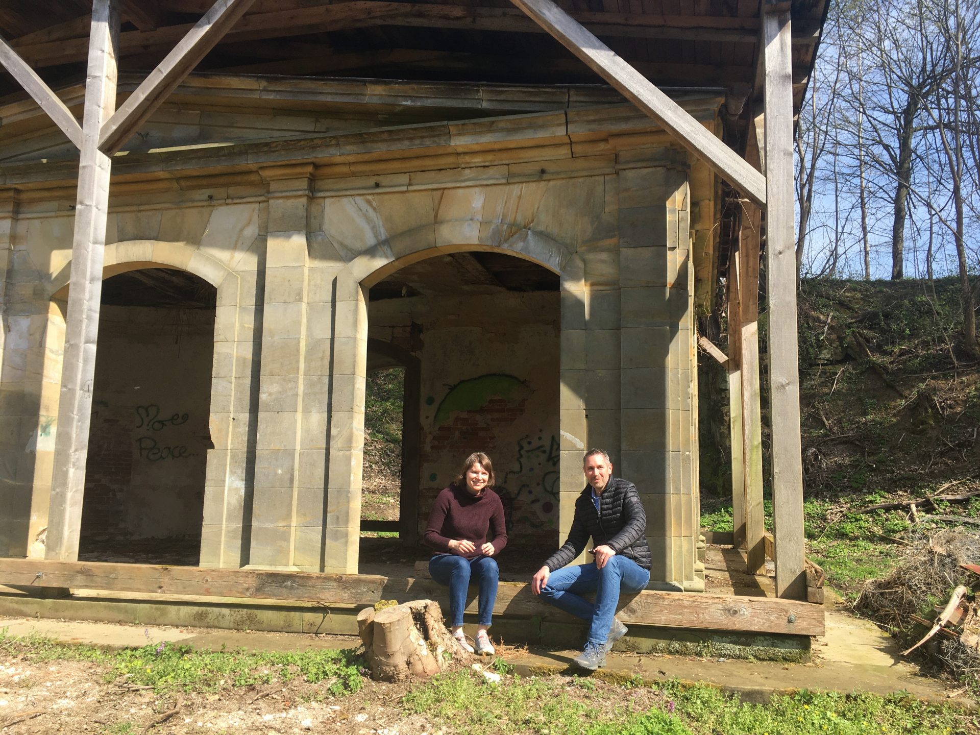 Schlosspark: Bundestagsabgeordnete Emmi Zeulner zu Besuch in Thurnau