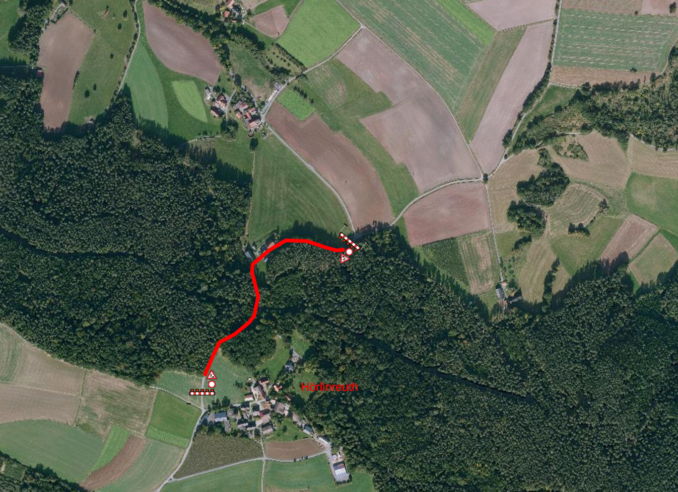 Sanierung der Gemeindeverbindungsstraße Hörlinreuth nach Hutschdorf